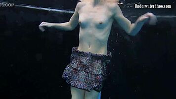 Wow, check Adriana's slutty underwater walk! So hot! 🔥