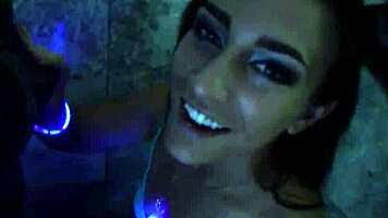 Wow, that inked teen 18+ is tugging cock in pov outdoors!