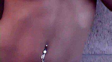 mandy strips down slow for my camera, oops forgot the lights