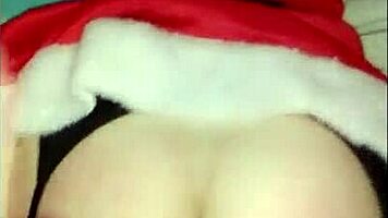 Blonde Teen Santa's Wife in POV Cowgirl Creampie