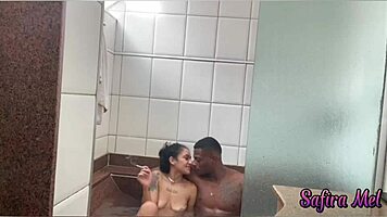 Young Latina Teen Amateur Engages In Interracial Bathroom Encounter With Detailed Oral And Anal Actions