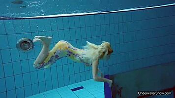 Petite Teen Milana Voda Enjoys Free Naked Swimming In The Pool