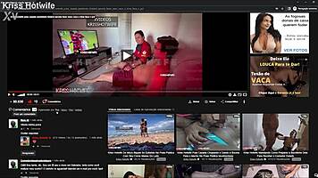 Kriss hotwife rocks micro bikini at beach showing off her big pussy.