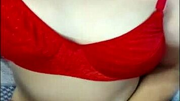 Blonde teen moans during hot facial in lingerie