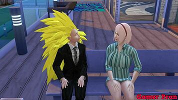 Hinata meets sakura and invites her for drinks at the table