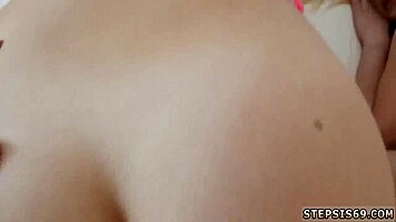 sweet teen couple and ally cronys step sister fight for help in taboo threesome hardcore pov