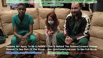 Hey, watch Ebony soccer star Jewel ace her sports physical with Doctor Tampa!