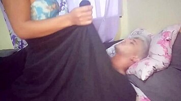 Ebony Teen Bent Over For Monster Cock Assfucking