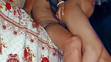 amateur closeup pussy licking brings wild orgasm! damn, that indian homemade action with big tits is pure fire!