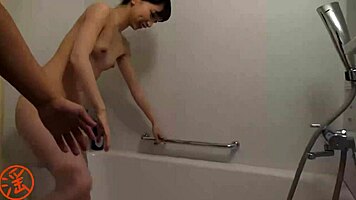 Wow! Japanese Teen 18+ Sucks and Strokes for a Massive Cumshot in Hot Amateur Action!