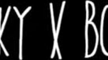 Elizabeth liones in cosplay rides a big black dildo toy.