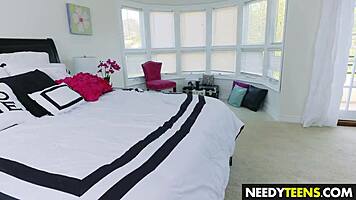 bailey brooke's shaved pussy gets pounded hard