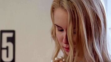 All Natural Teen 18+ Teases with Pearls