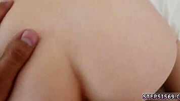 teens fight for huge cock and toy on bed!