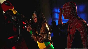 Allie haze sucks big cock in parody!