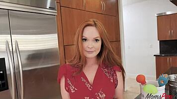 Step mom passionately saves her son's dick for herself