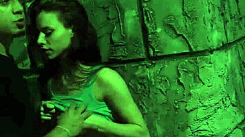 Anya dives into a rough outdoor public gangbang as an anal slut