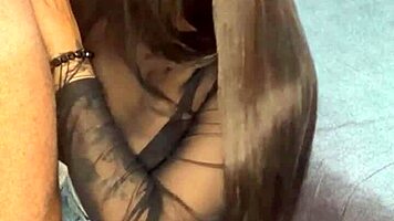 this hot teen is addicted to blowjobs