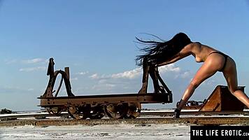 Watch Her Ass Grip Butt Plug While Fingering Pussy