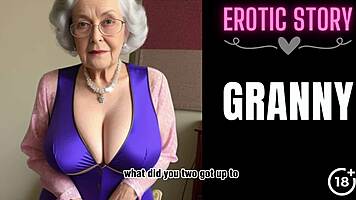 omg, that shy granny turned into a total sex bomb! 😍🔥