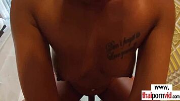 Amateur Asian Teen 18+ Strips Naked for Her Hunky Boyfriend in Heat