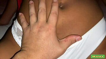 man caught me, sucked my cock, we jerked off, she sat, liked, twerked, filled her pussy