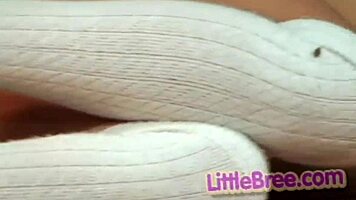 Horny Colombian Solo Rubs Small Pussy