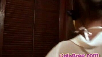 Horny Colombian Solo Rubs Small Pussy