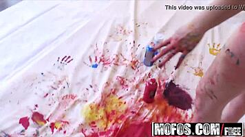 Raw Sexy Artists Body Paint Fuck with Melissa Moore