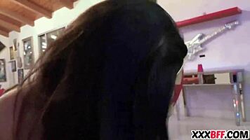 Best Friends Unleash Passion at Halloween Party