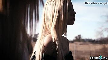 Milf Stepmom Helps Teen Stepdaughter Feel Happy with Gentle Care