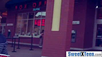 Teen enjoys movie date with intense encounter