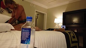 Madelyn Monroe Teasingly Fucks a Stranger in Vegas with Deepthroat and Cowgirl Passion