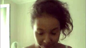 Russian Teen 18+ Strips on Webcam in Underwear!