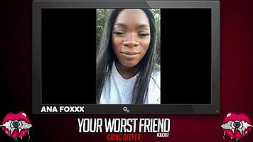 Ana Foxxx's backstage anal casting