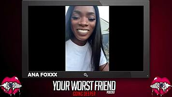 Ana Foxxx's backstage anal casting