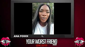 Ana Foxxx's backstage anal casting