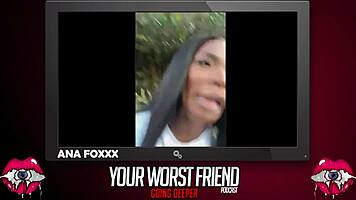 Ana Foxxx's backstage anal casting