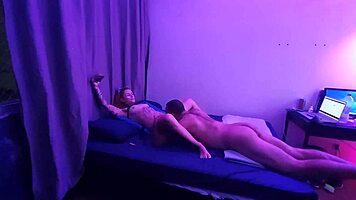 Mr. K and Dracas sharing an intimate moment together.