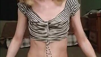 imagine a cute young trap riding that dildo hard, her ass taking it deep