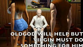 Virgin Pussy Explores Old Balls in Emotional 3D Porn Encounter Filled with Intense Feelings