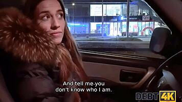 Debt Collector Fixes Her Issues With a Quick Hard Bang!