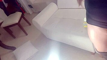 Chubby Stepmom Flaunts Huge Pussy and Ass