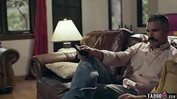 Teen mistress crashes married couple's doorstep!