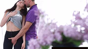 Hot teen 18+ Lindsey Vood starts with a blowjob and cunilingus before riding a big cock in hardcore assfucking