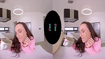 Vinna Reed's tight pussy gets pounded hard in VR!