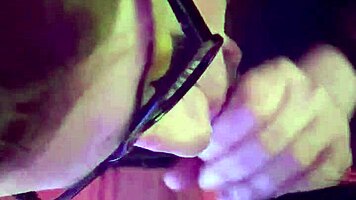 Hey, watch this sloppy blowjob with a cheating bitch and big ass 😈