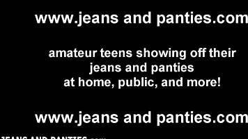 These Skinny Jeans Look So Good On My Tight 18Yo Ass