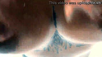 With her clothes set aside, Yorgelis seduces the producer by the pool underwater.