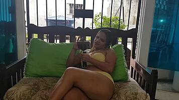 Paty Shows Her Big Latina Ass in Webcam Reality